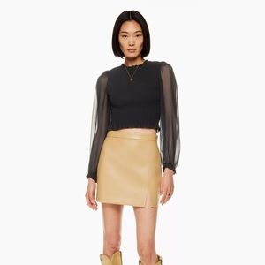 ARITZIA WILFRED TEMPEST BLOUSE - BURNT ORANGE